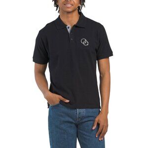 CAVALLI CLASS Black Logo Polo